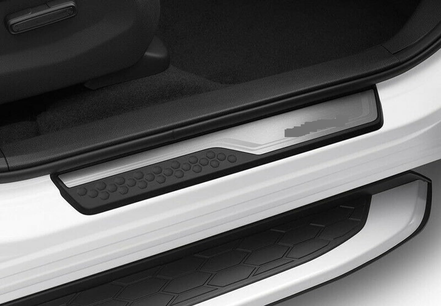 Consolle cover per interni Per CRV Per CR-V RW 2017 2018 2019 2020 20214Pcs In Acciaio Inox Auto Davanzale Portello Piatto Scuff Protezione Copertura Protezione Trim Adesivi auto center