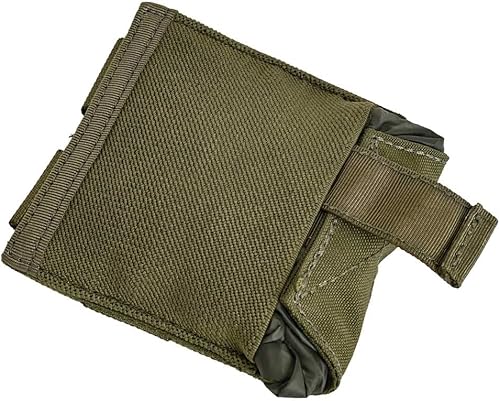 Micro Molle Dump Pouch Revista Utilidad Bolsa plegable Ultraligero Dump Pouch Battle Duty Belt Dump Pouch Soft Roll UP plegable MAG bolsa