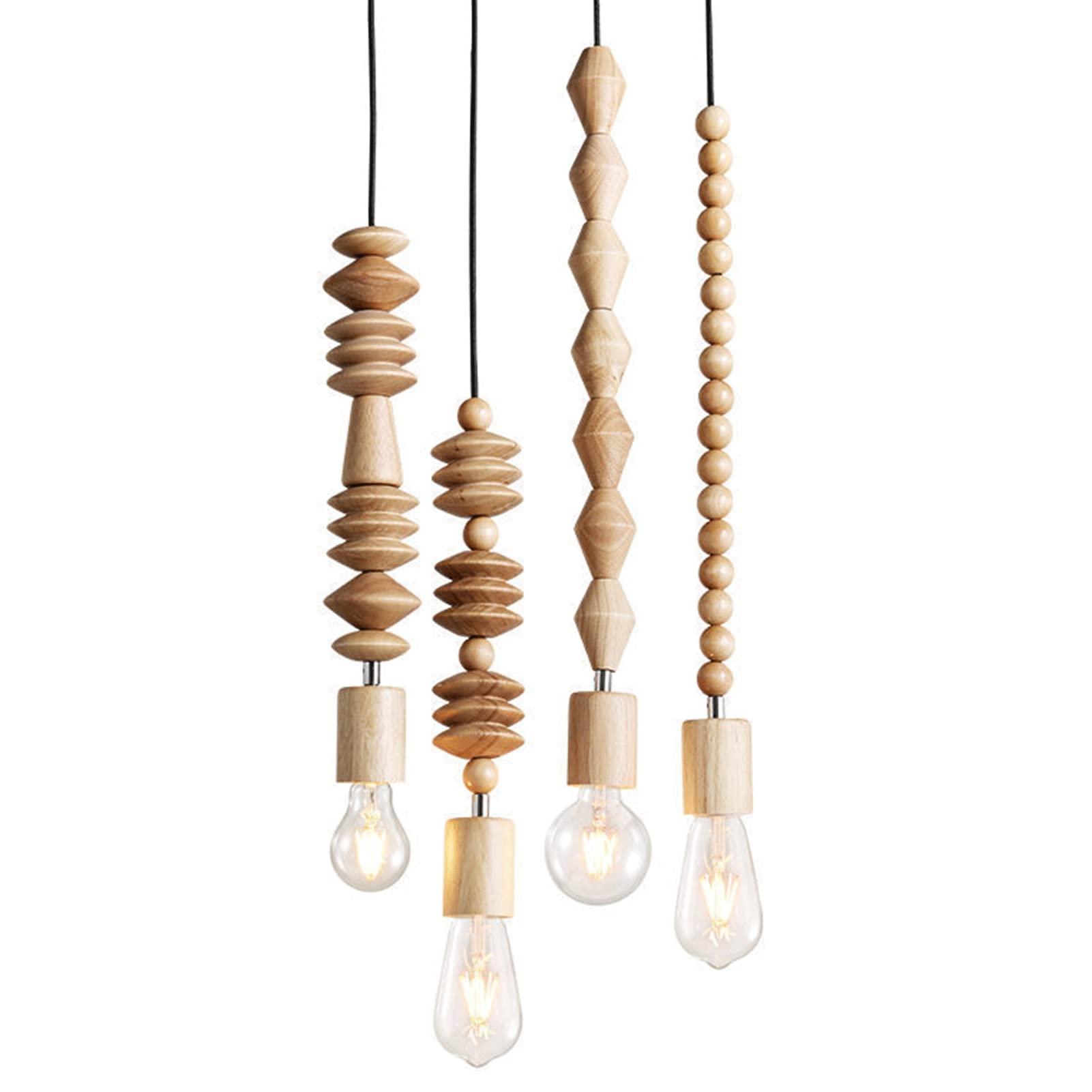 HYJAUSXB Modern LED Pendant Light Dimmable Kitchen Island Ceiling Lamp with Remote Control Adjustable Height Spiral Design Acrylic Chandelier for Dining Living Room Black (L120cm)
