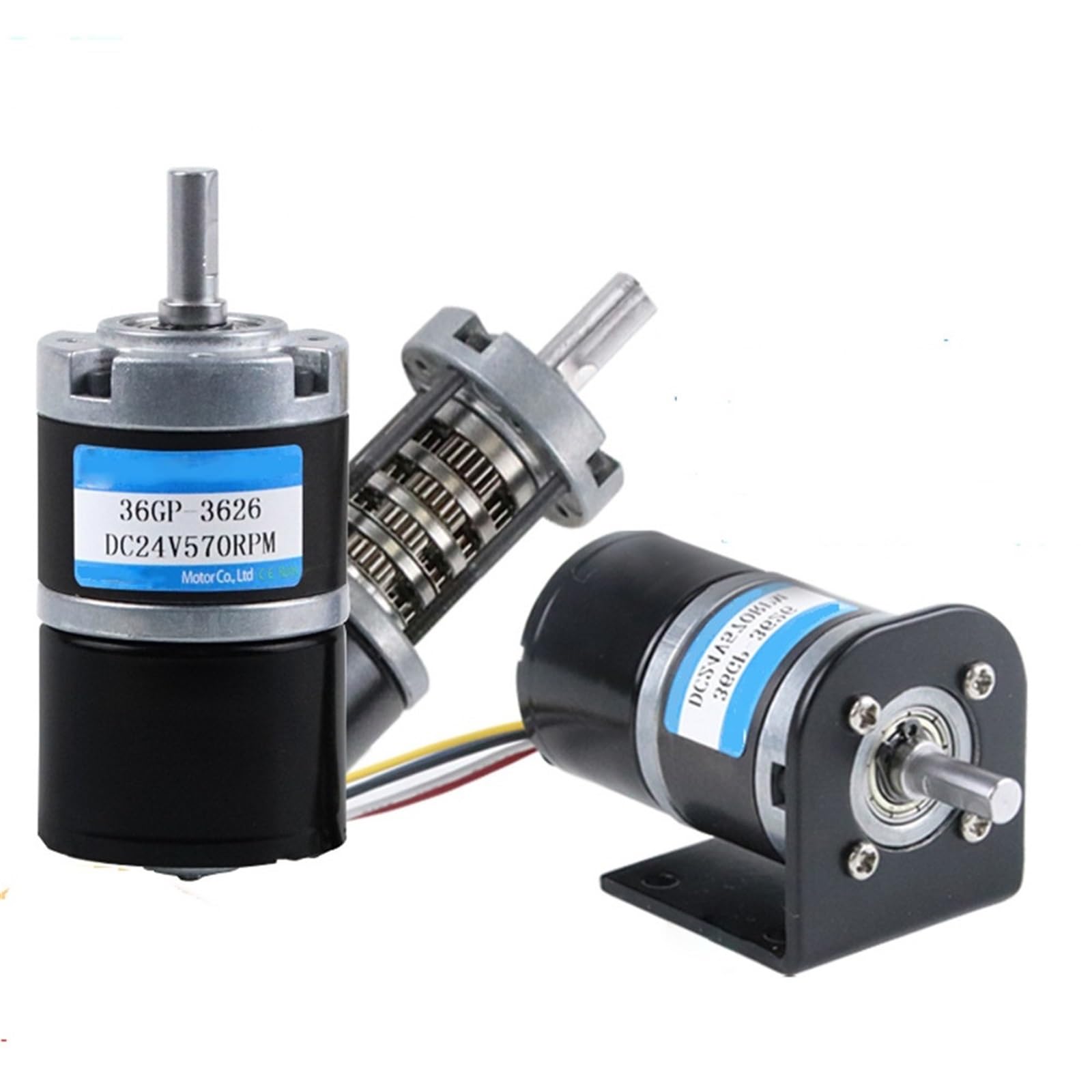 Moteur électrique à engrenage planétaire 36GP-3626 12V silence et couple max