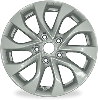 16" New Single 16X6.5 Alloy Wheel for Nissan Sentra 2016-2019 SILVER OEM Design Replacement Rim