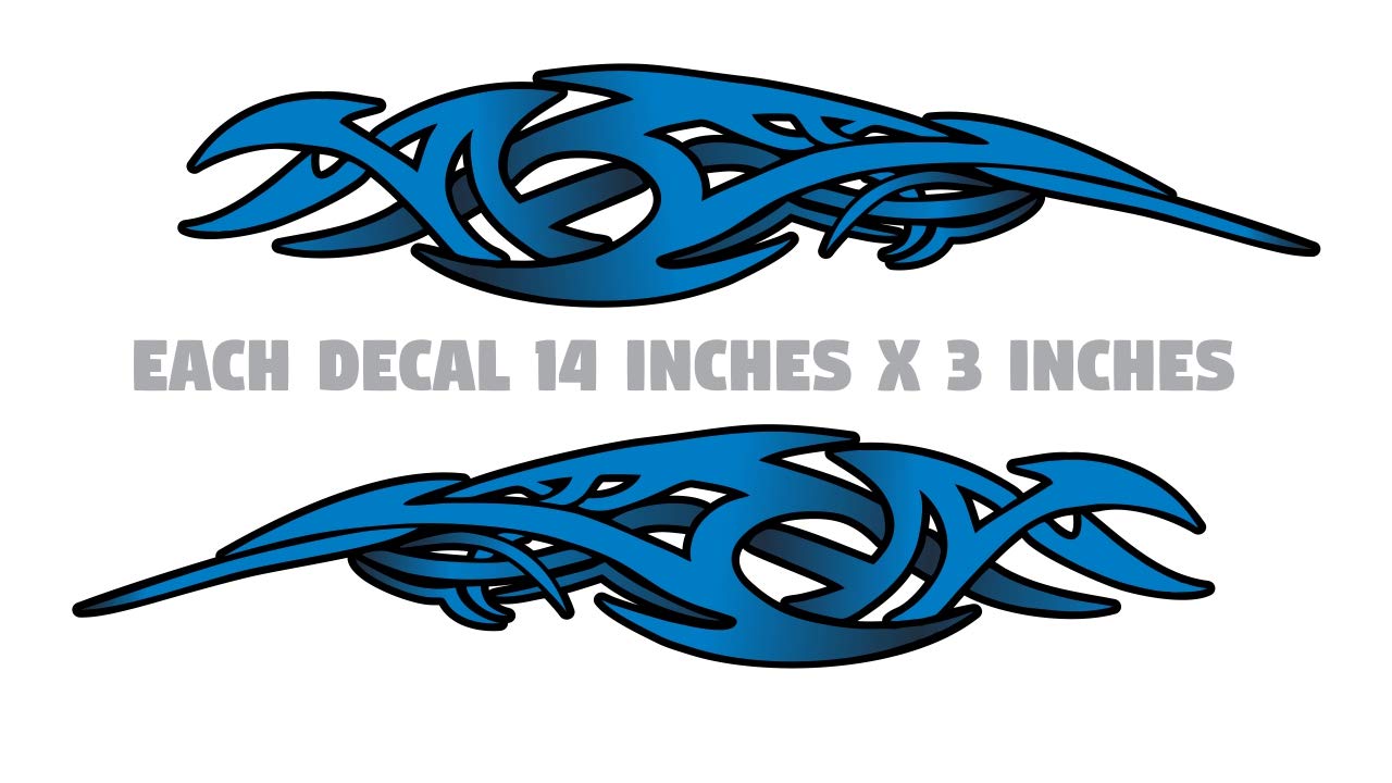 Amazon.com - Tribal Tank Decals Stickers - Blueberry - for Harley