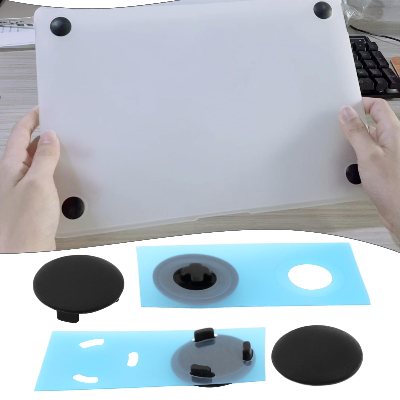 The Lord of the Tools 4 Piedini In Gomma Per Il Fondo Della Custodia Compatibile con Microsoft Surface Laptop 3 Compatibile con Laptop 4 Compatibile con Laptop 5 (nero)