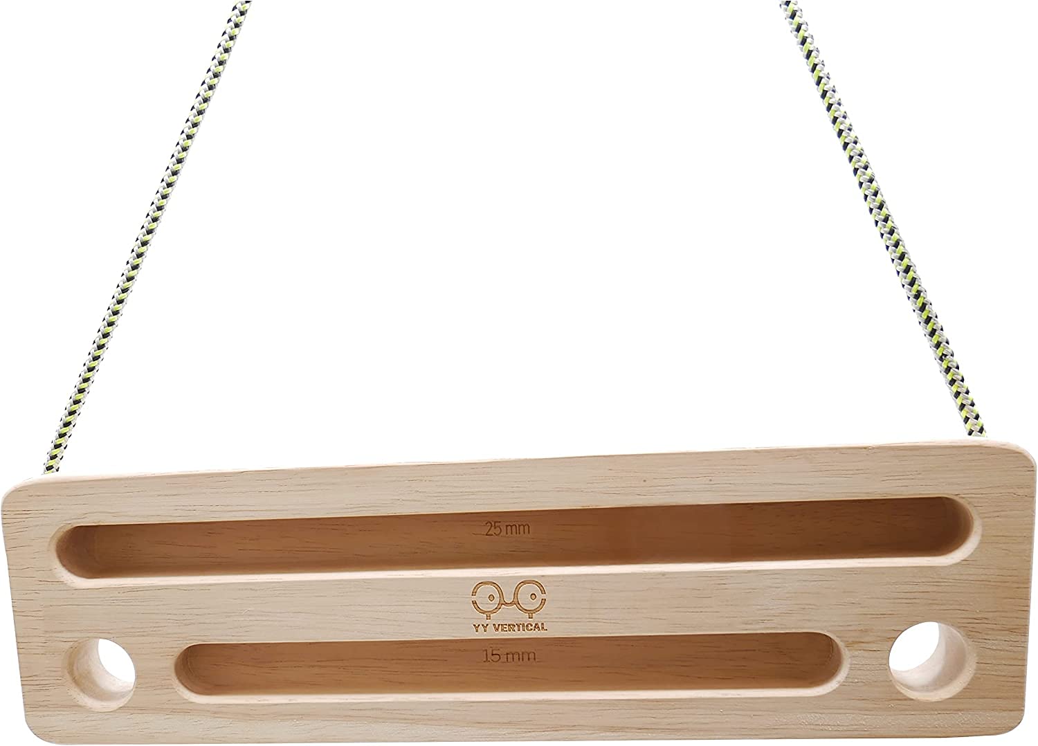 YY Vertical – Travelboard – Multipresa de Madera compacta para Escalada – Hangboard portátil Ideal para Entrenamiento de Fuerza de Dedos y dominadas en Cualquier Lugar