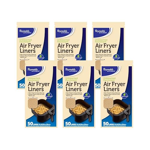 Reynolds Kitchens Air Fryer Liners, 50 Count (Pack of 6)