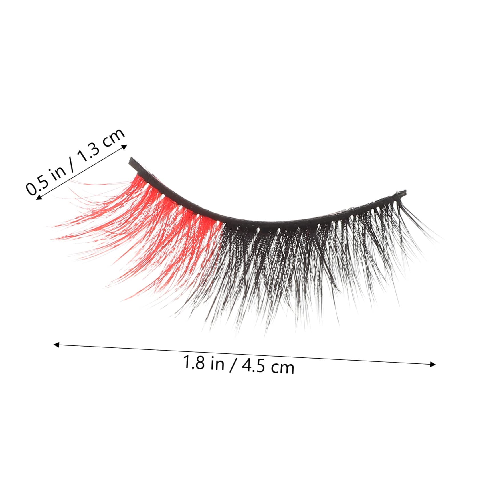 Housoutil 25pares Pestañas Postizas De Color Para Mujeres De Extensiones De Pestañas Reutilizables Para Maquillaje De Fiesta y