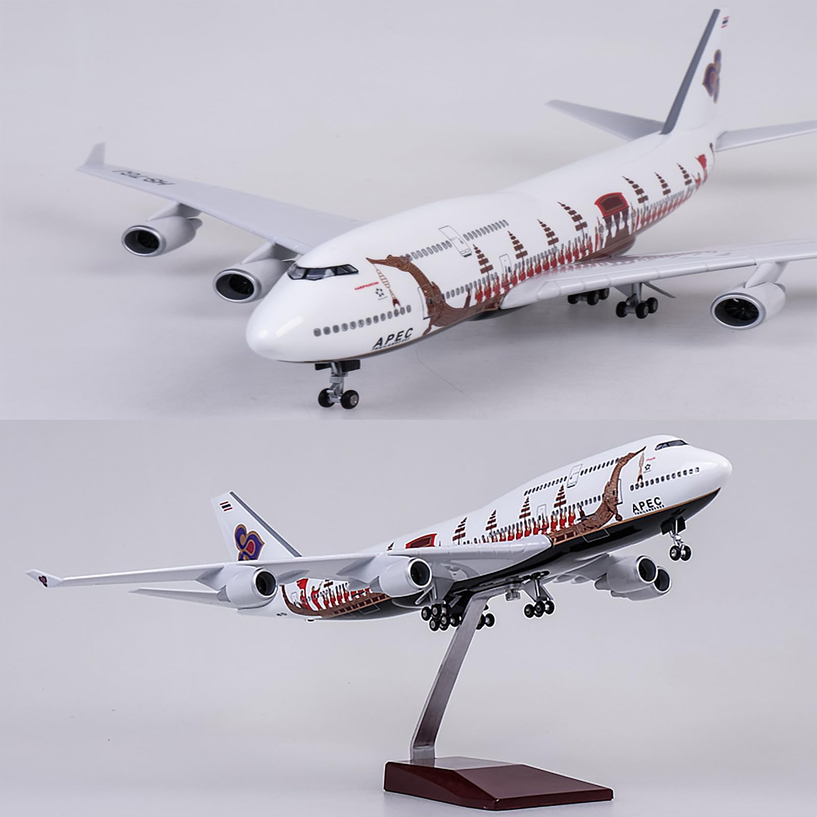 ✈Thailand／Boeing747 ドラゴン ボート1/150 ✈Thailand／Boeing747