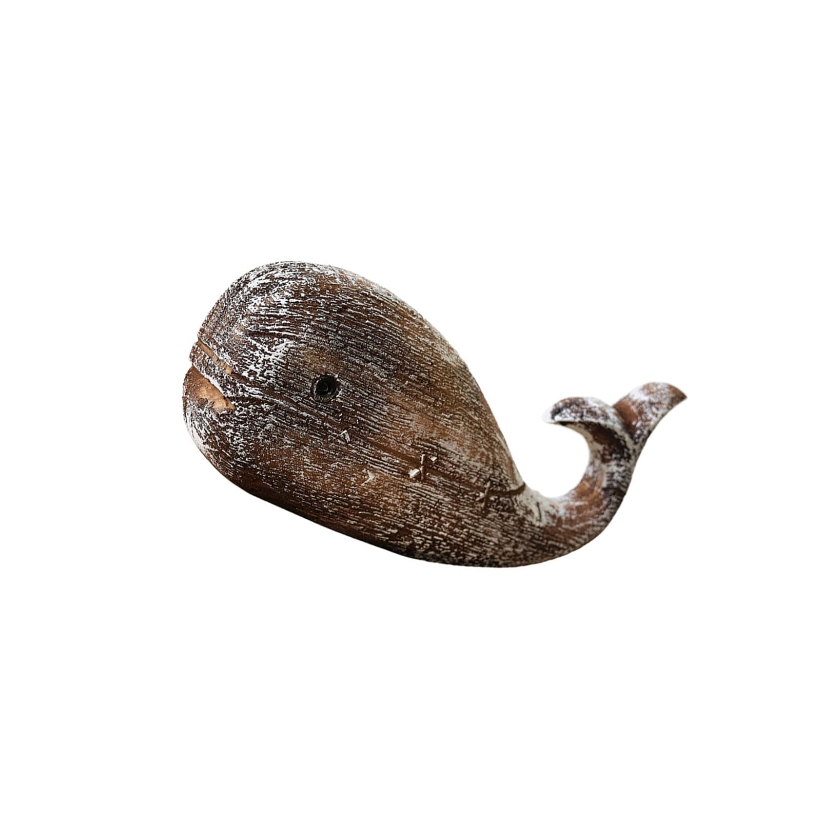 Lerpwige Wood Whale Statue Hand Carved Figurines Decorative Sculptures for Table Centerpieces Home Decors Animal Statues Figurines Home Decors