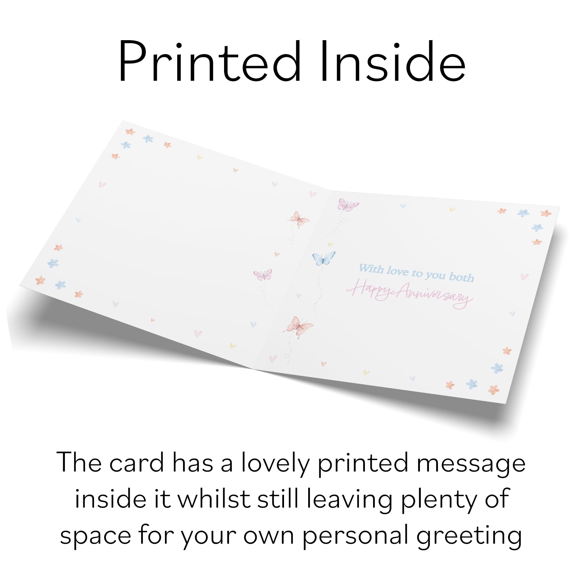 Hunts England, Grandparents 65th Anniversary Card, 65 Years, Blue Sapphire Anniversary, Romantic Meadows, Fun Card - Image 4