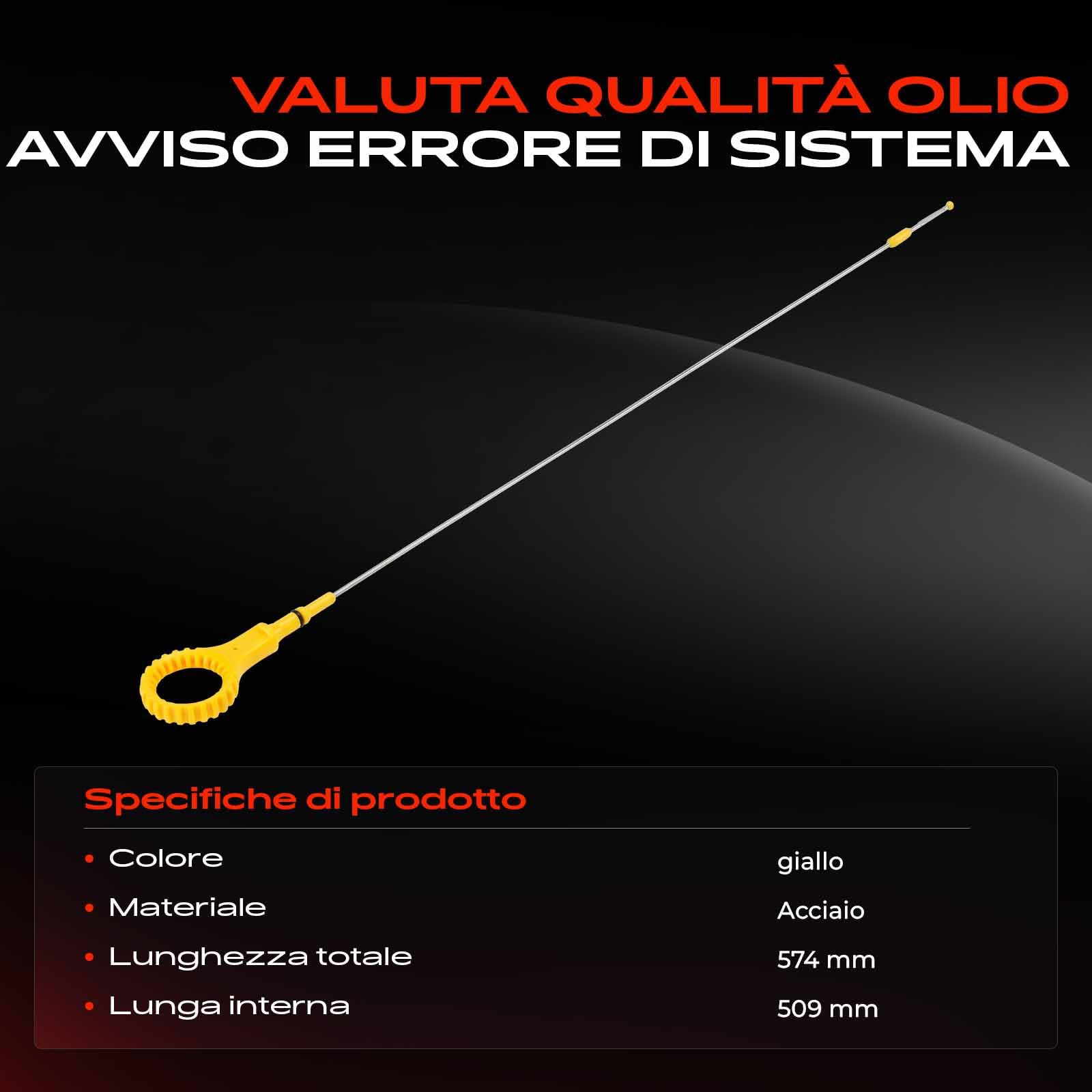Frankberg Asta di livello dell'olio Compatibile con A1 8X1 8XK A3 8P1 Golf V 1K1 Altea 5P1 Toledo IV KG3 P.a.s.s.a.t 362 Polo 6C1 6R1 T.i.g.u.a.n 5N Replace# 03C115611AD
