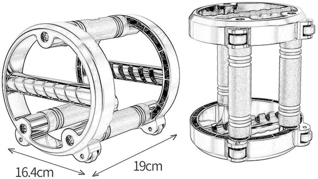 Abdominal Muscle Wheel - Belly Wheel Men's Home Practice Abdominal Muscles Fitness Equipment Roller