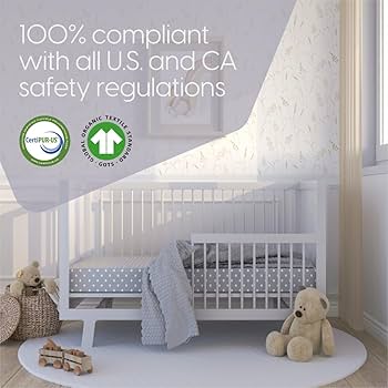 BABELIO Breathable Crib Mattress, Dual-Sided Memory Foam Toddler Mattress, Waterproof Baby Mattresses For Crib And Toddler Bed, Removable And Machine Washable Mattress Cover, 52" X 27