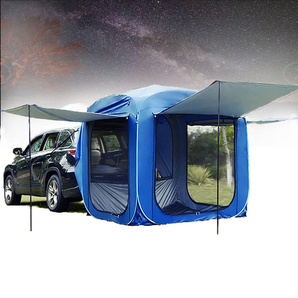 FelEa Heckzelt Auto, für Dacia Jogger 2022-2024 Auto Heckklappenzelt Heckzelt onne wasserdicht Winddicht, mit Tragbaren Tasche, Camping Zelt für