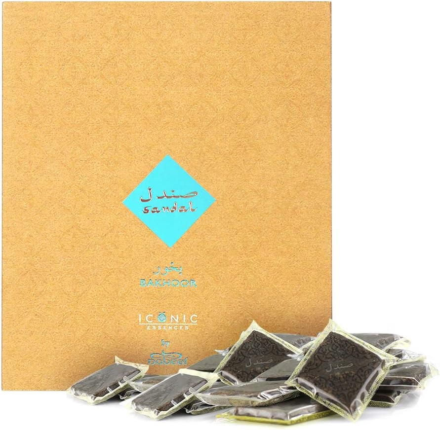 Nabeel Perfumes Bakhoor Sandal Incense Solid Perfume For Unisex, 150 Gm