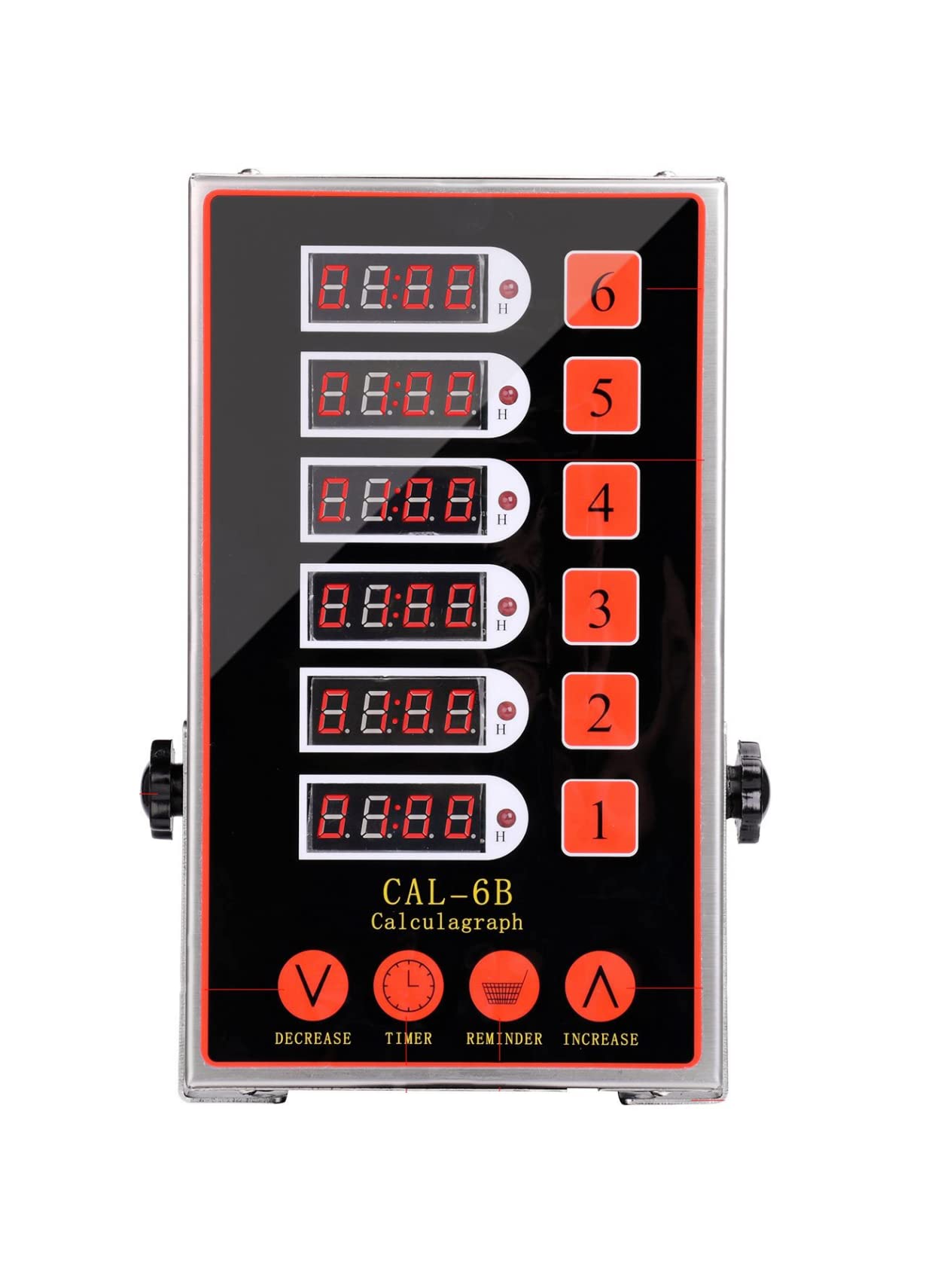 Temporizador De Cocina Profesional - 8 Canales Con Alarma Fuerte, Ideal Para Restaurantes Y Cocinas