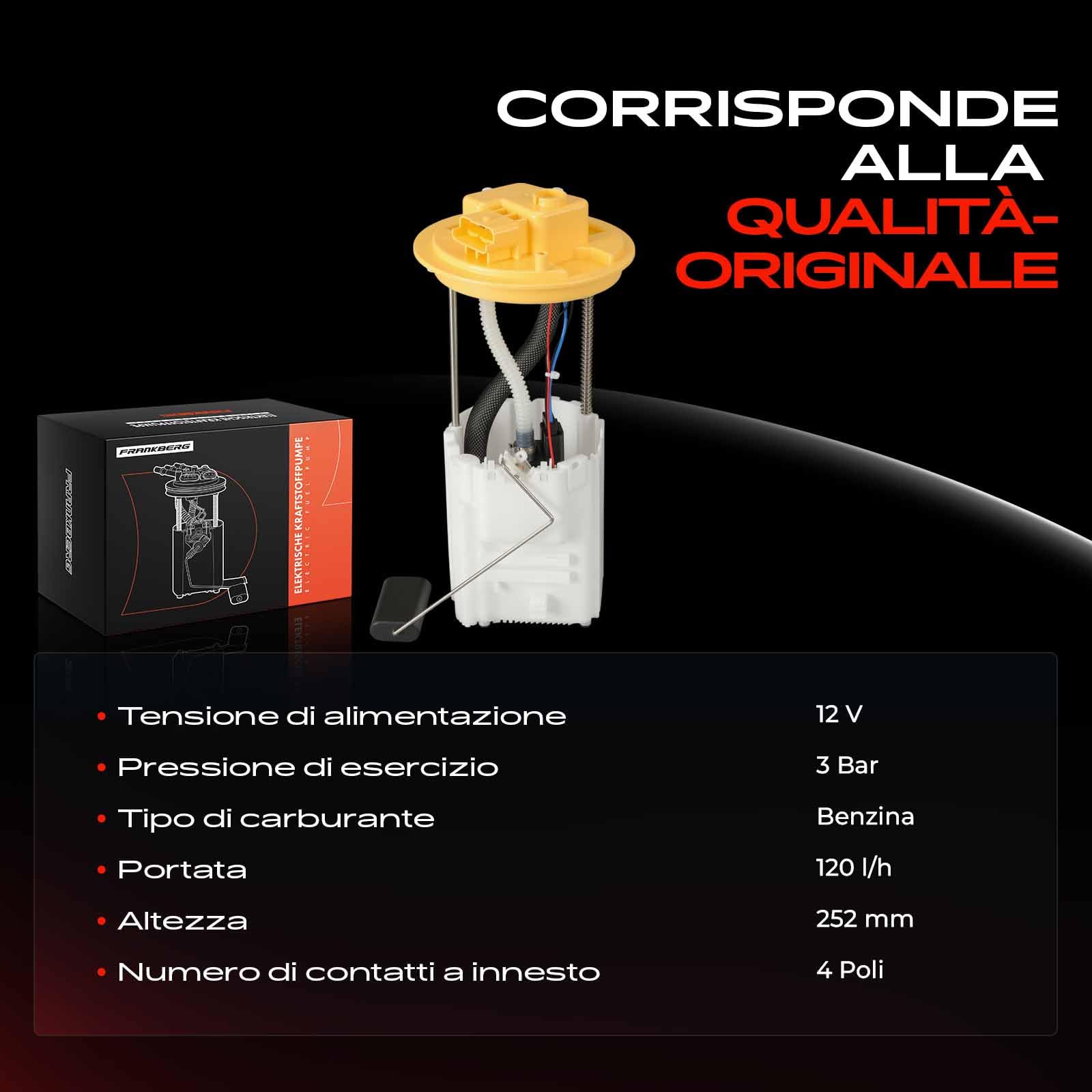 Pompa Carburante Diesel per Meriva B Monovolume S10 1.3 CDTi Diesel 2010/06-2014/11 13332079