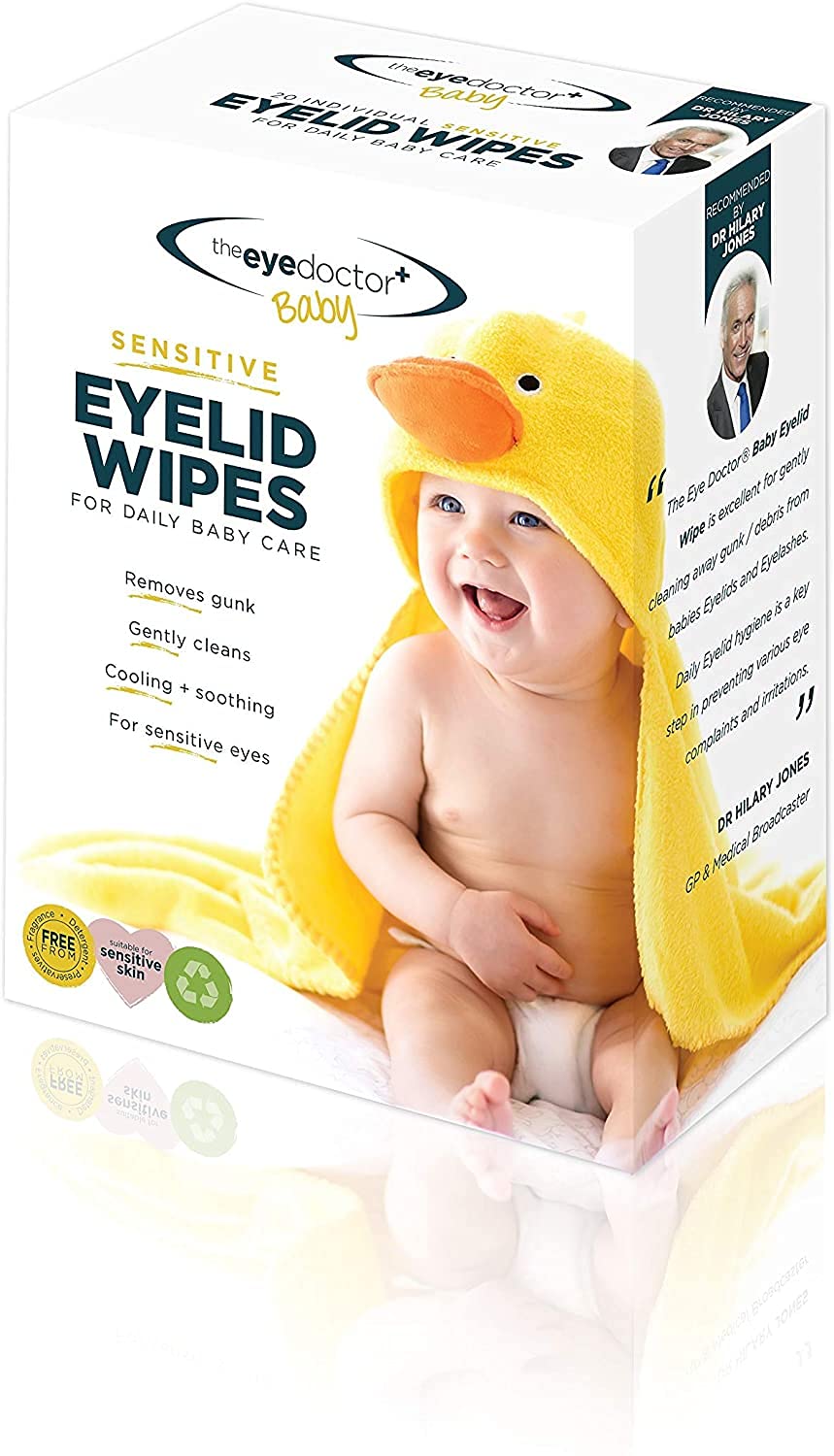 Buy Sensitive Baby Eye Wipes 260 x The Eye Doctor Sterile Baby Eyelid