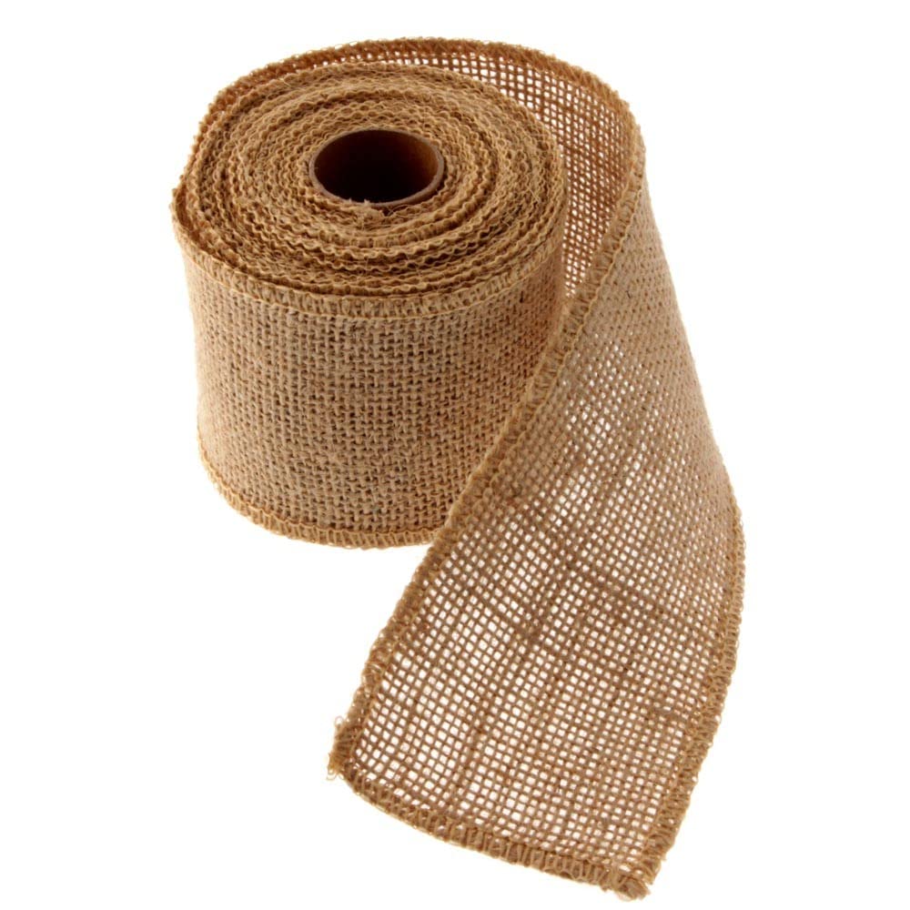 Corsage Creations - 7cm Jute - Natural (7cm x 5m)