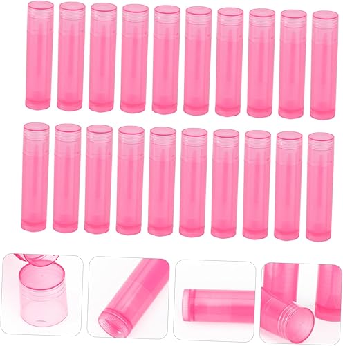 20pcs Lip Balm Tubes Empty Lipstick Containers for Lip Gloss and Balm Portable Cosmetic Packaging for Makeup