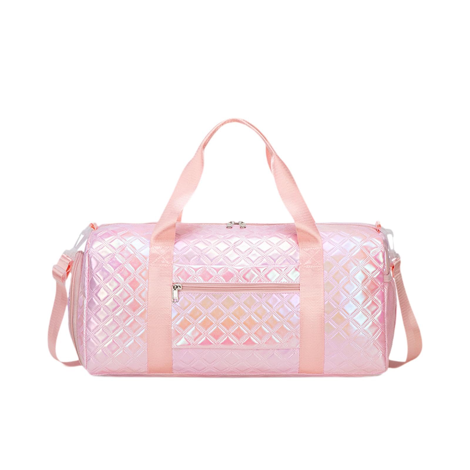 nivaa Gym Bag Sturdy Easy Carrying Multipurpose for Business Trip Vacation Holiday Pink-picture-42