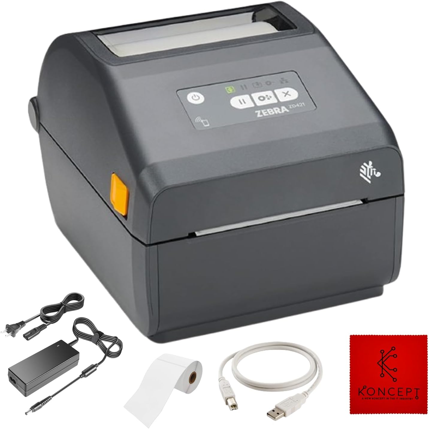 Zebra USB/Bluetooth printer replacement bundle for GK420d