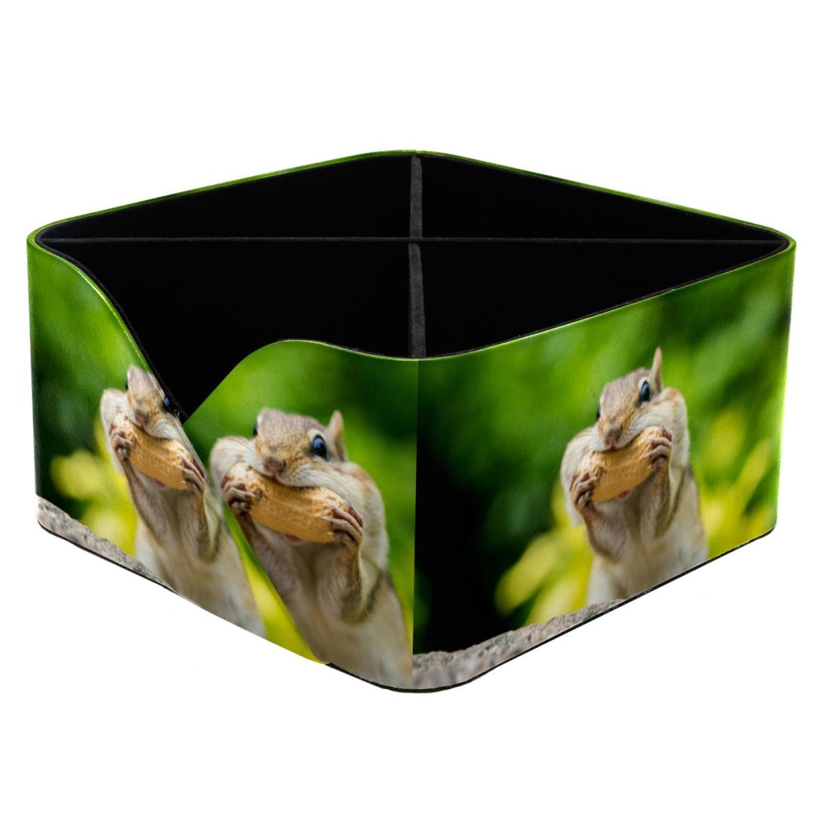 Organiseur de bureau Chipmunk raffiné, pot de rangement design à 4 compartiments professionnels
