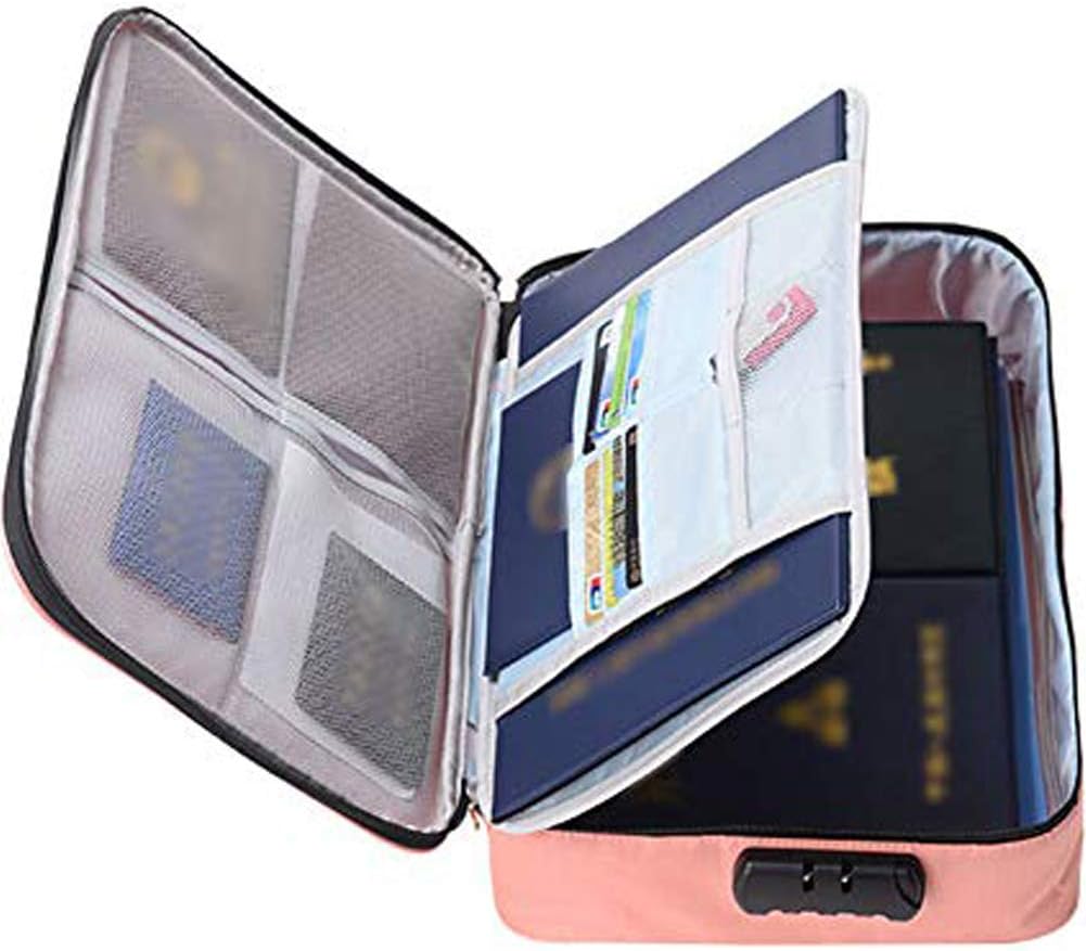 MOCOHANA Waterproof Document Bag Holder with Lock