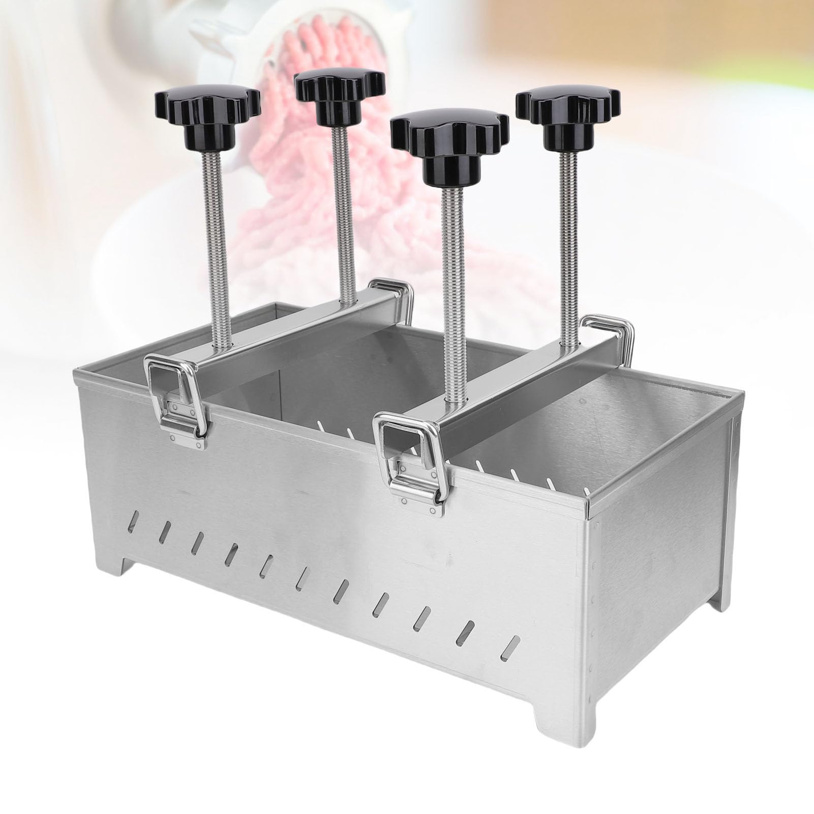 Haofy Pressa per Carne per Prosciutto, Struttura in Acciaio Inossidabile 304, Funzionamento Semplice, Ideale per Chef Casalinghi e Appassionati di (5KG)