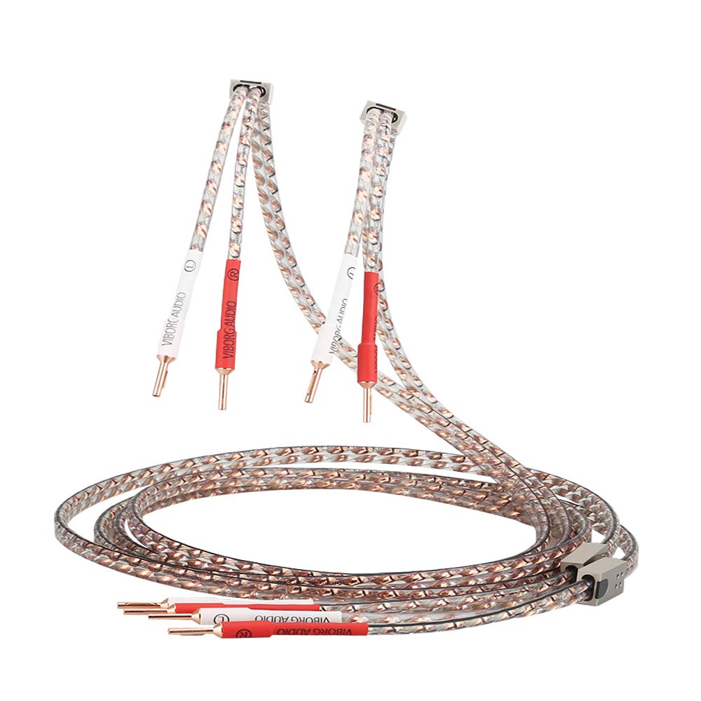 Viborg Pair VS903 Solid Flat OFC Speaker Cable