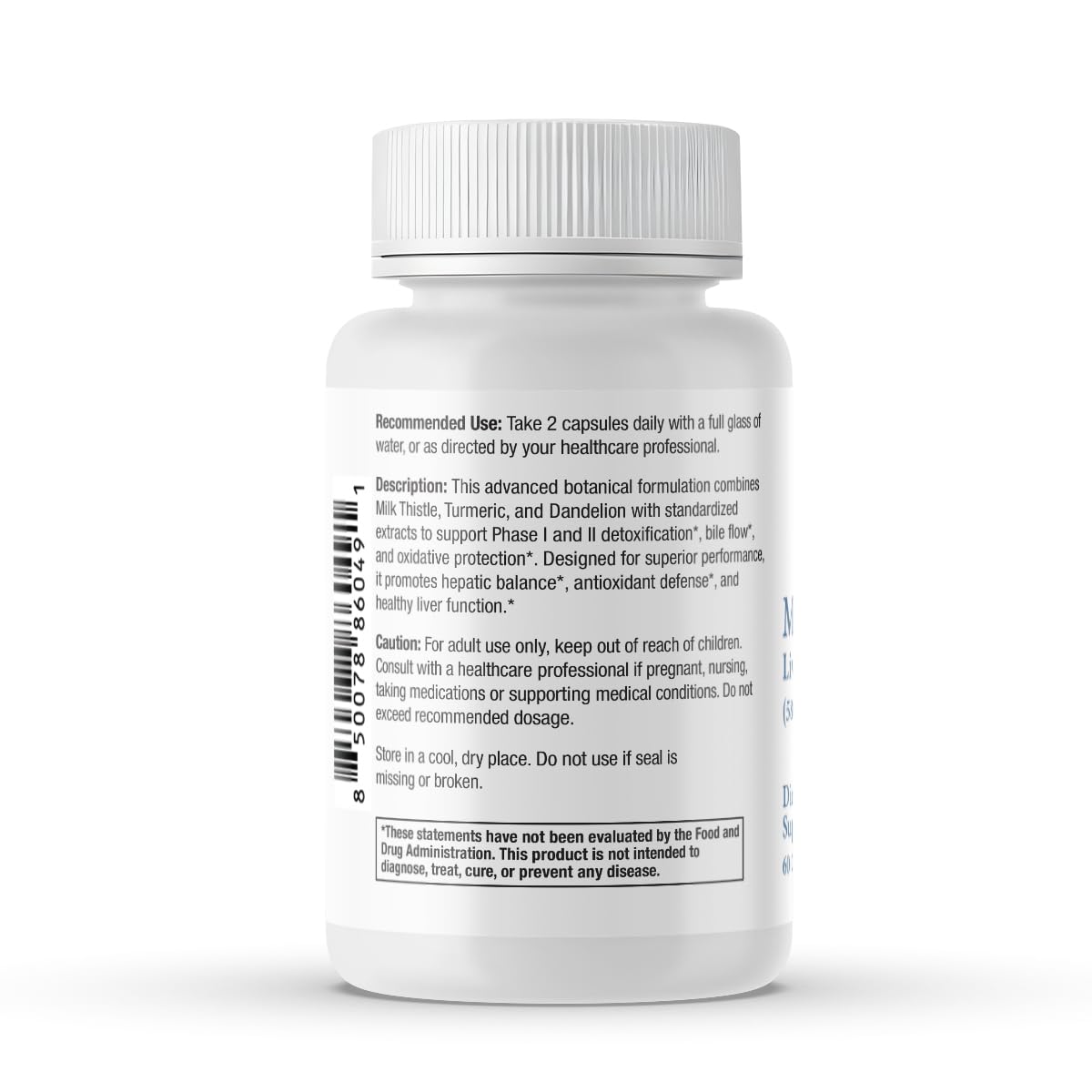 Milk Thistle Liver Detox Complex Clinical Grade Liver Support (60 Capsules) — Amazon image 8
