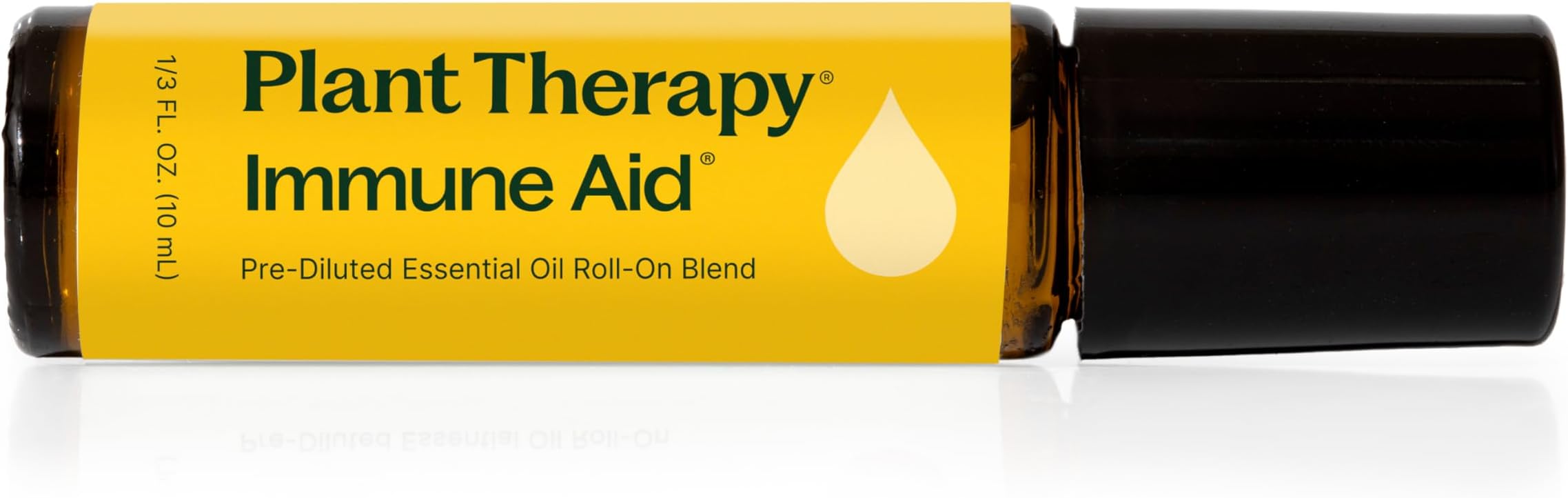 Immune Aid Essential Oil Blend 10 mL (1/3 oz) 100% Pure, Pre-Diluted Roll On, for Natural Immune Support