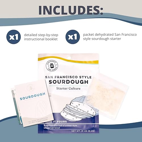 Miniatura 3 de Cultures For Health Starter Cultures San Francisco pan de masa fermentada 1 paquete a