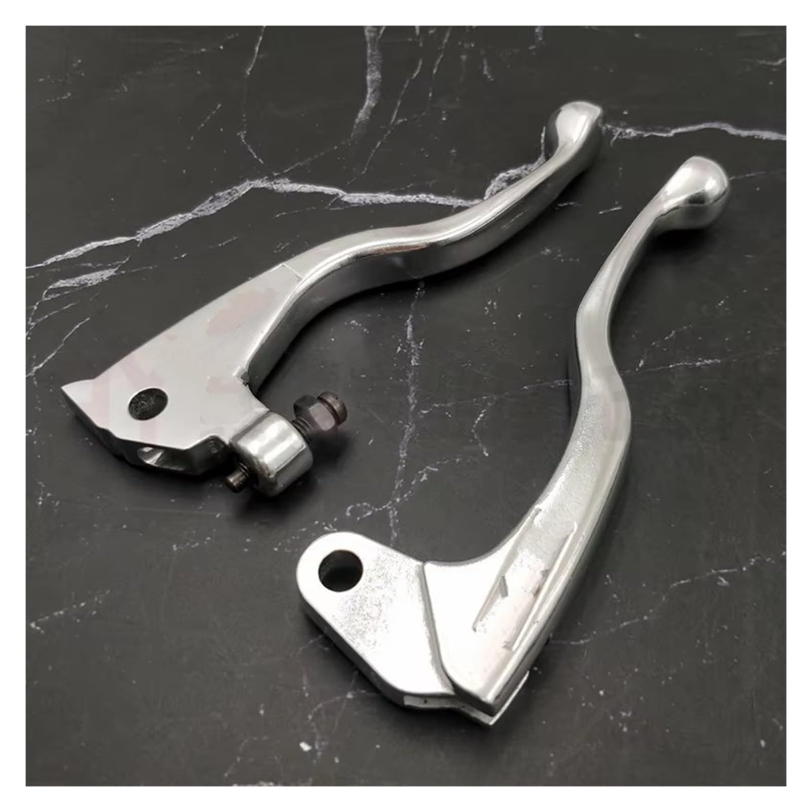 Pbqenxb Break and Clutch Levers for TT225 XT225 XT250 TT350 XT350 TT600 XT600 TTR250 Motorcycle Aluminum Handle Brake Lever