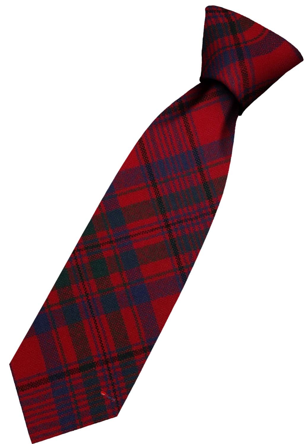 I LUV LTD Men Wool Tie Woven And Hand Made in Scotland in Murray of Tullibardine Modern Tartan Scottish Clan Mens Ties