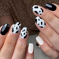 Vista 2 de BABALAL Uñas con diseño, de uñas con pegamento para mujeres y niñas