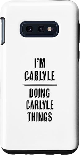 Miniatura 1 de Galaxy S10e I'm CARLYLE Doing CARLYLE Things  Funny Cute - Name Case