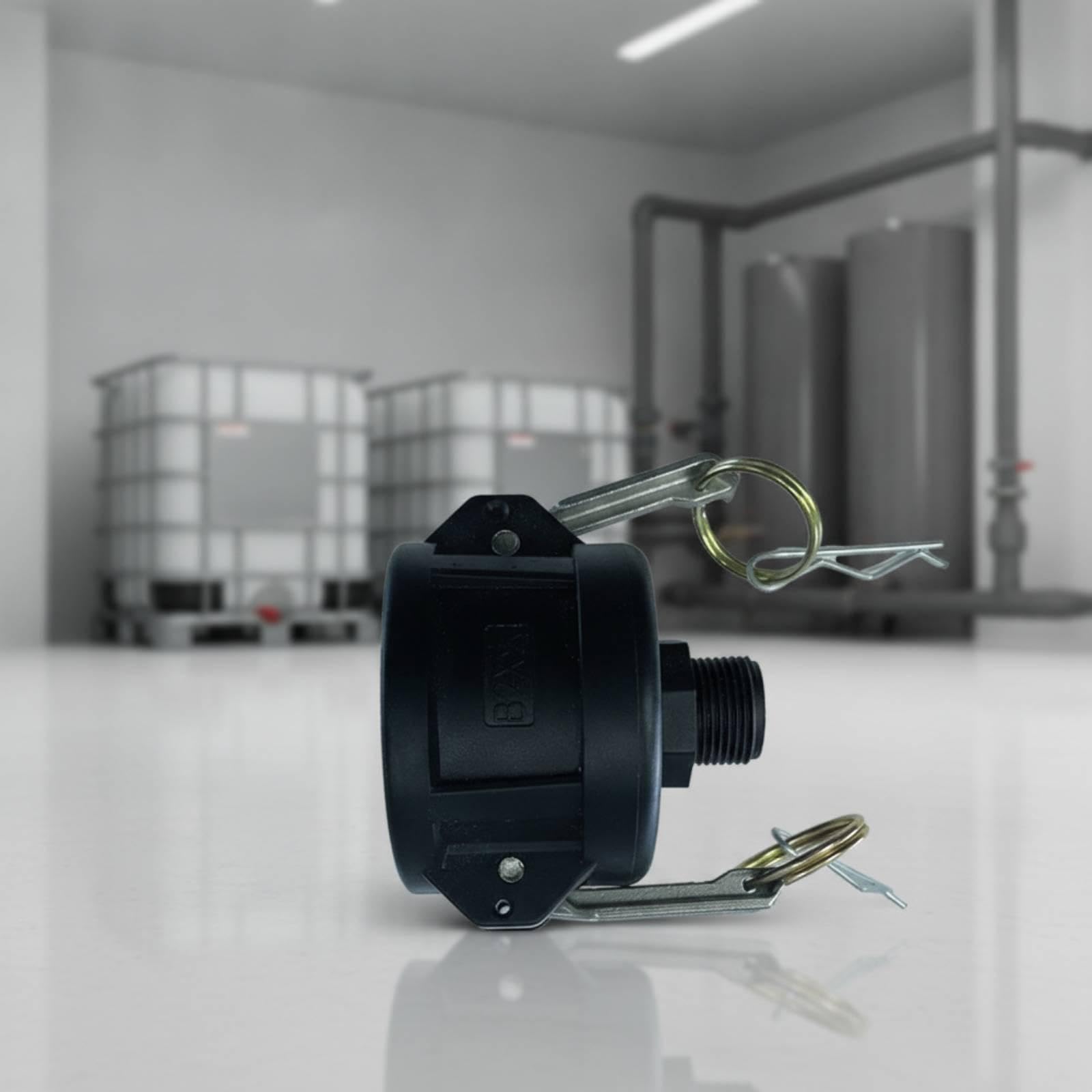 Connettore per Serbatoio d'Acqua, Adattatore per Serbatoio IBC, Connettore per Tubo da Giardino, Accessorio Industriale per Contenitore da 1000 Li