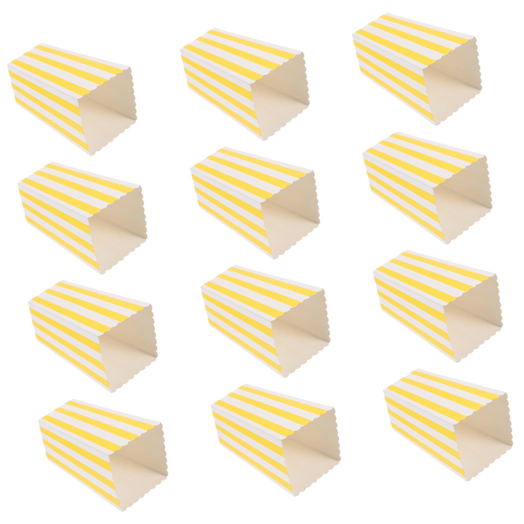 KICHOUSE Popcorn Boxes for Party 12pc Movie Theater Popcorn Containers Reusable Snack Bags