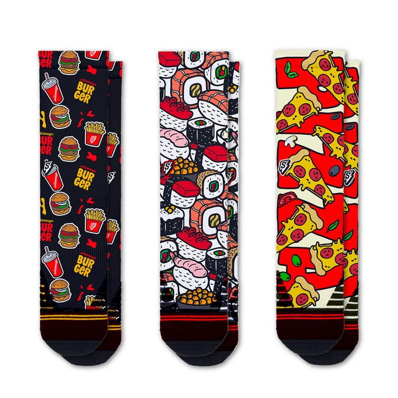 Scrimmage Calcetines unisex Junk Pack Competition paquete 3 unidades