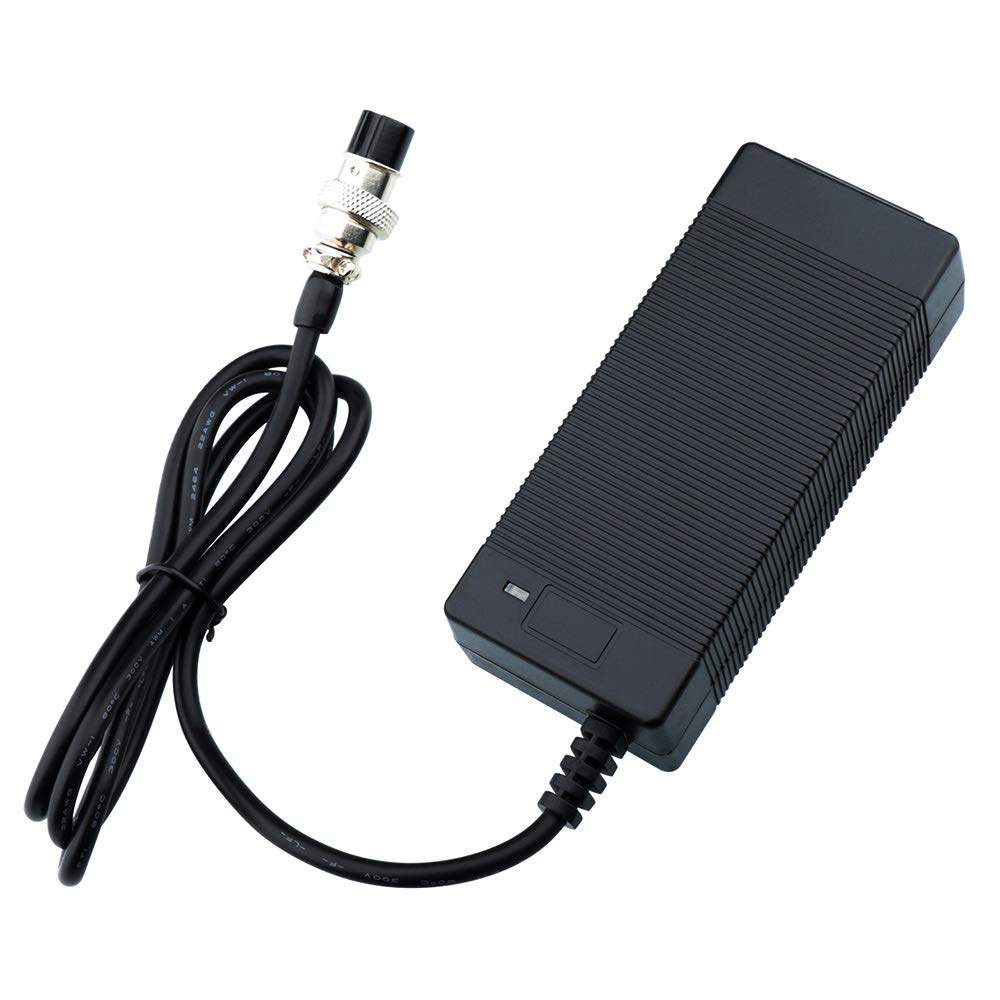 Chargeur de 60 V de sortie 1,5 A pour batterie au lithium Li-ion 67,2 V 16S pour vélo électrique (GX16 3 broches en ligne)