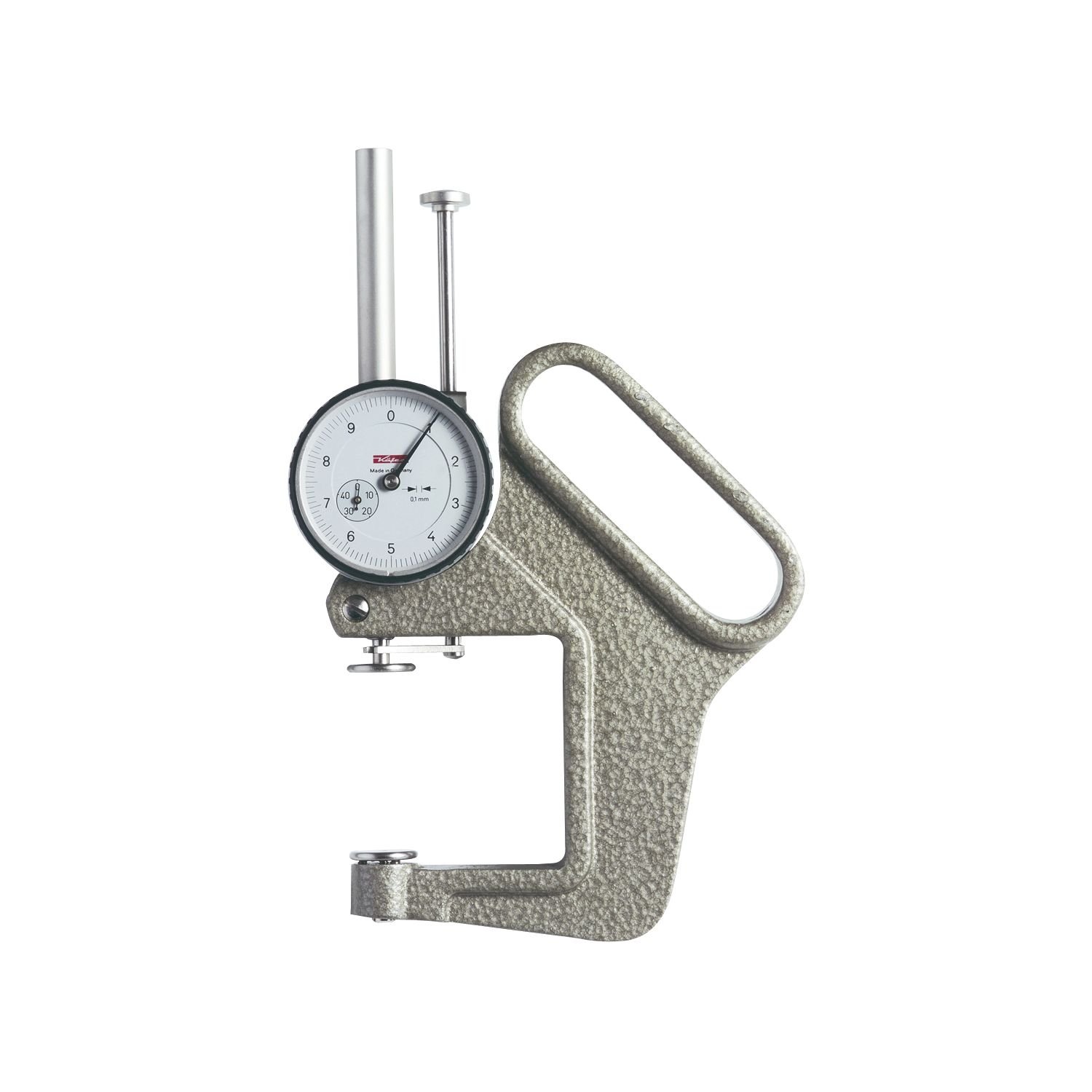 KÄFER Dickenmessgerät K50/5 mit Messeinsatz, Durchmesser 10 mm, Messbereich 50 mm, 20043