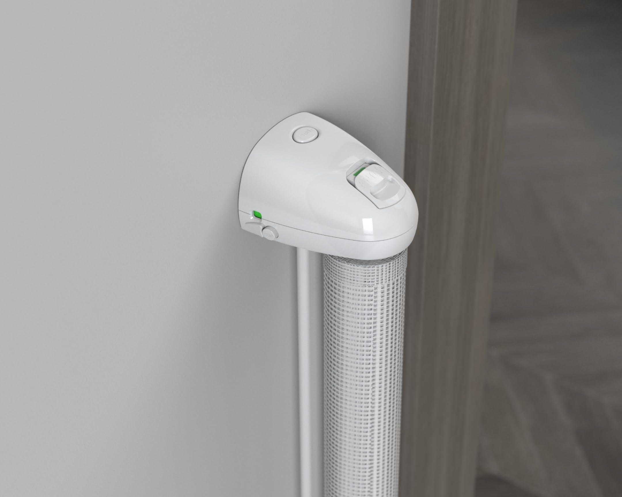 WEBABY - Barrière de sécurité bébé sur Enrouleur KLIP - Blanc 130 cm - dès 24 Mois