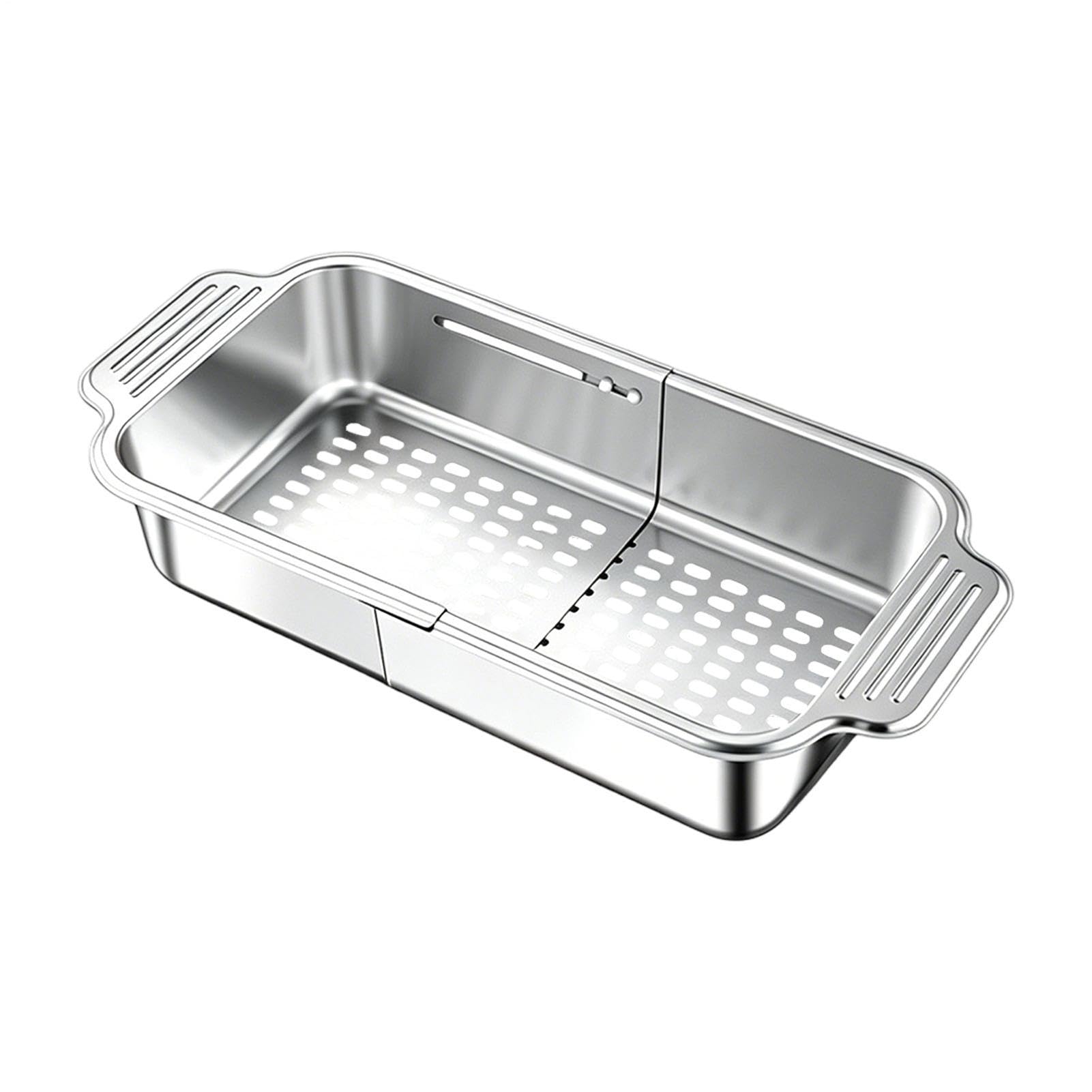 Escurridor Expandible Sobre El Fregadero Colador Telescópico Filtrante | Escurridor De Cocina Para Lavar para Verduras, Frutas, Pasta, Utensilios, Menaje, Cocina, Hogar, Apartamento, Restaurante