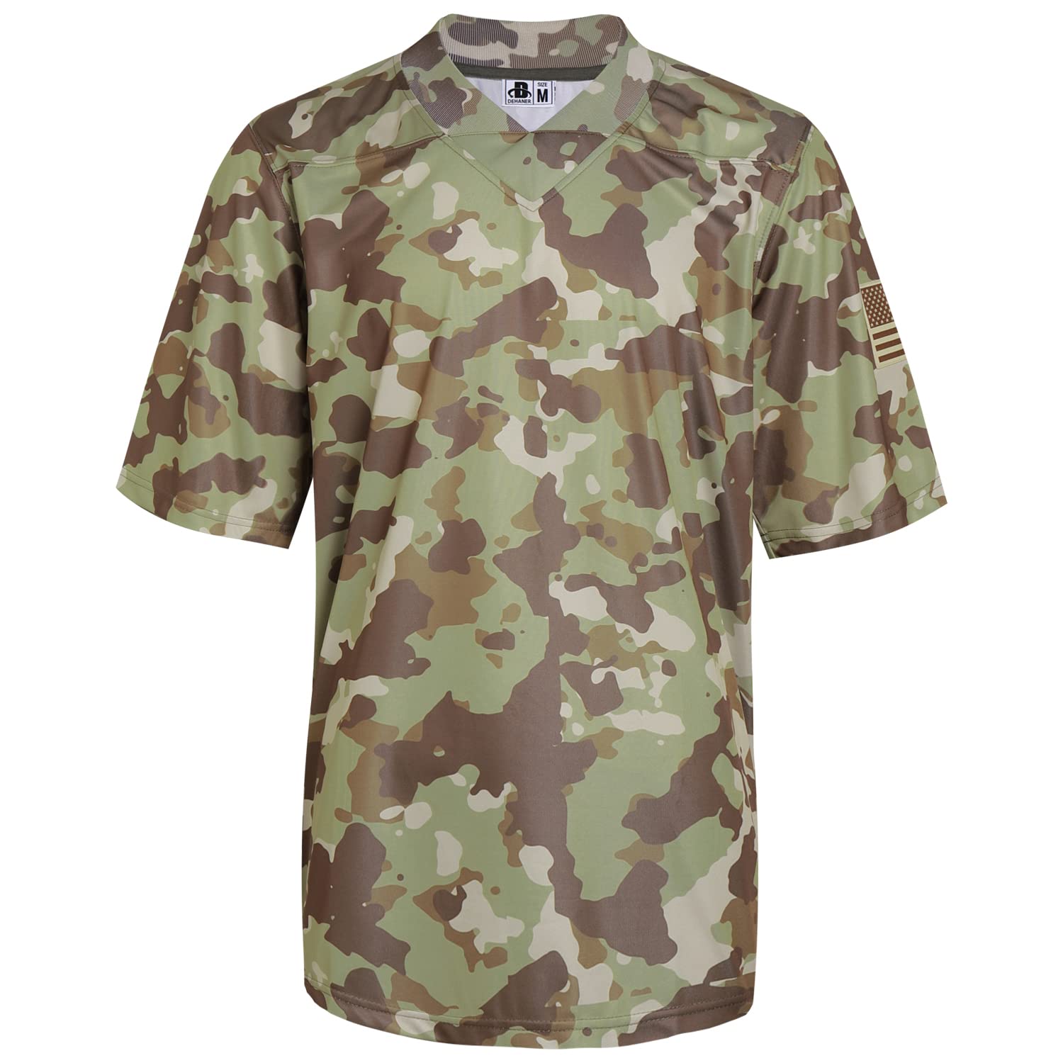 D DEHANERDEHANER Plain Blank Football Jerseys for Men Unisex Athletic T-Shirts Practice Sports Uniforms Outfits