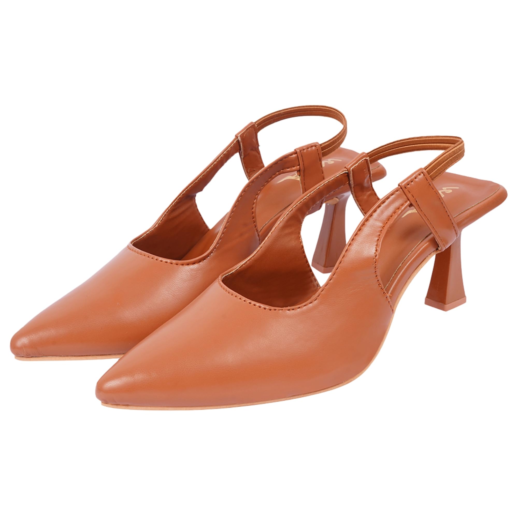 Women Backstrap Heel Pumps | Elegant Slingback High Heels | Stylish Closed/Pointed Toe Fashion Pumps-picture-51