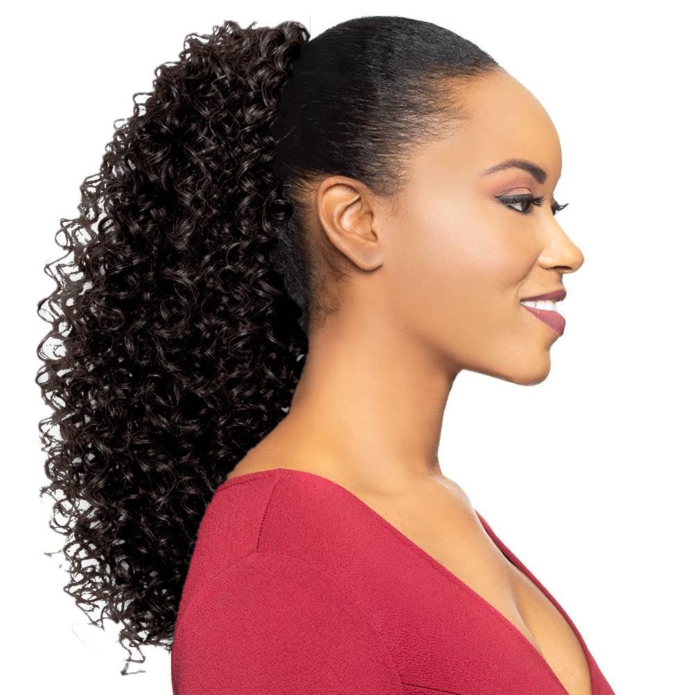 Alicia Beauty Foxy Silver Colletions, Elegant Synthetic Curly 20 Inch Long Hair Piece Ponytail, Dome and Drawstring Gorgeous Grey - DS019 (280)