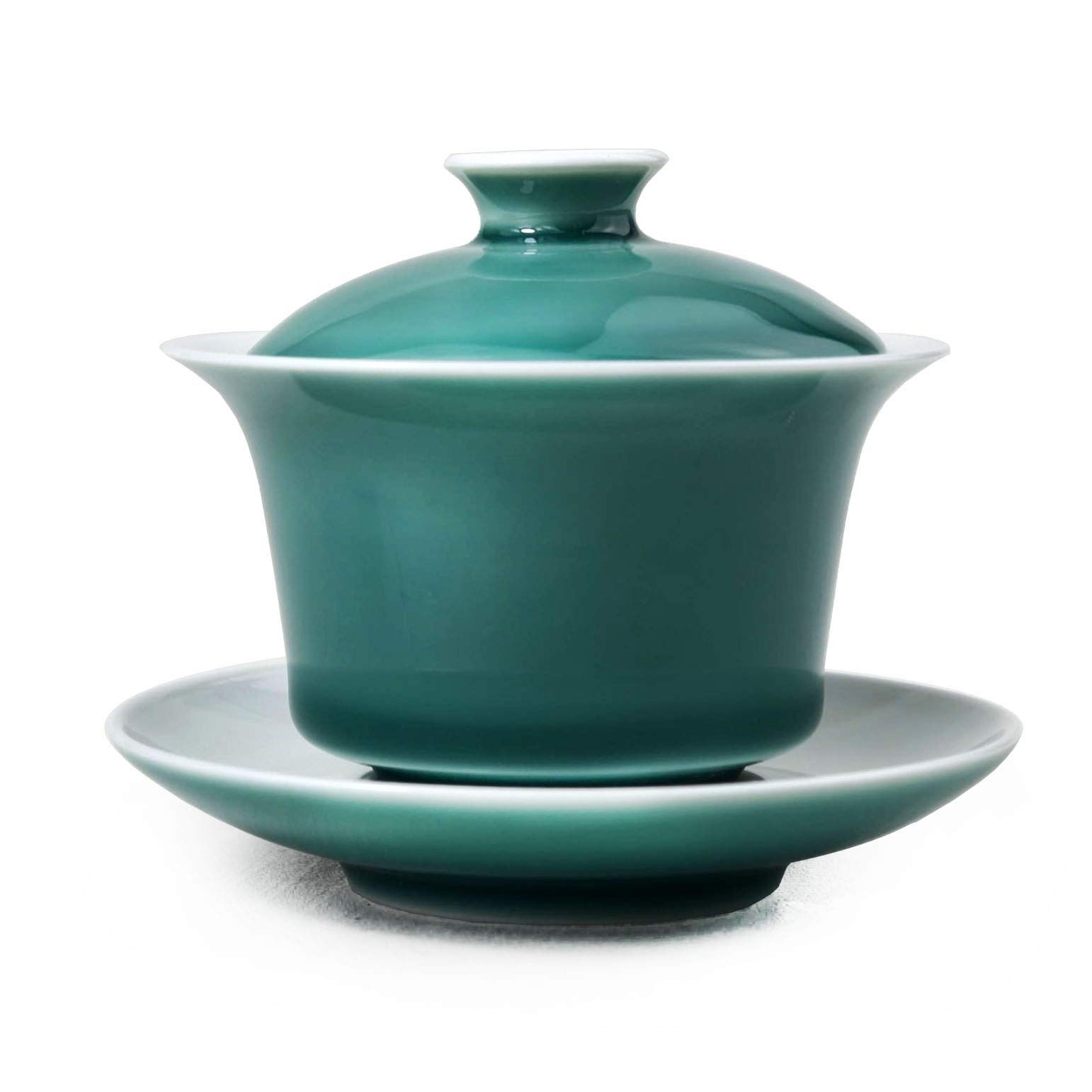 Stara filiżanka do herbaty Gaiwan Porcelain Gaiwan 5oz/150ml Biała szkliwiona filiżanka do herbaty waza chiński zestaw pokrywek do sankai miska pokrywka spodek