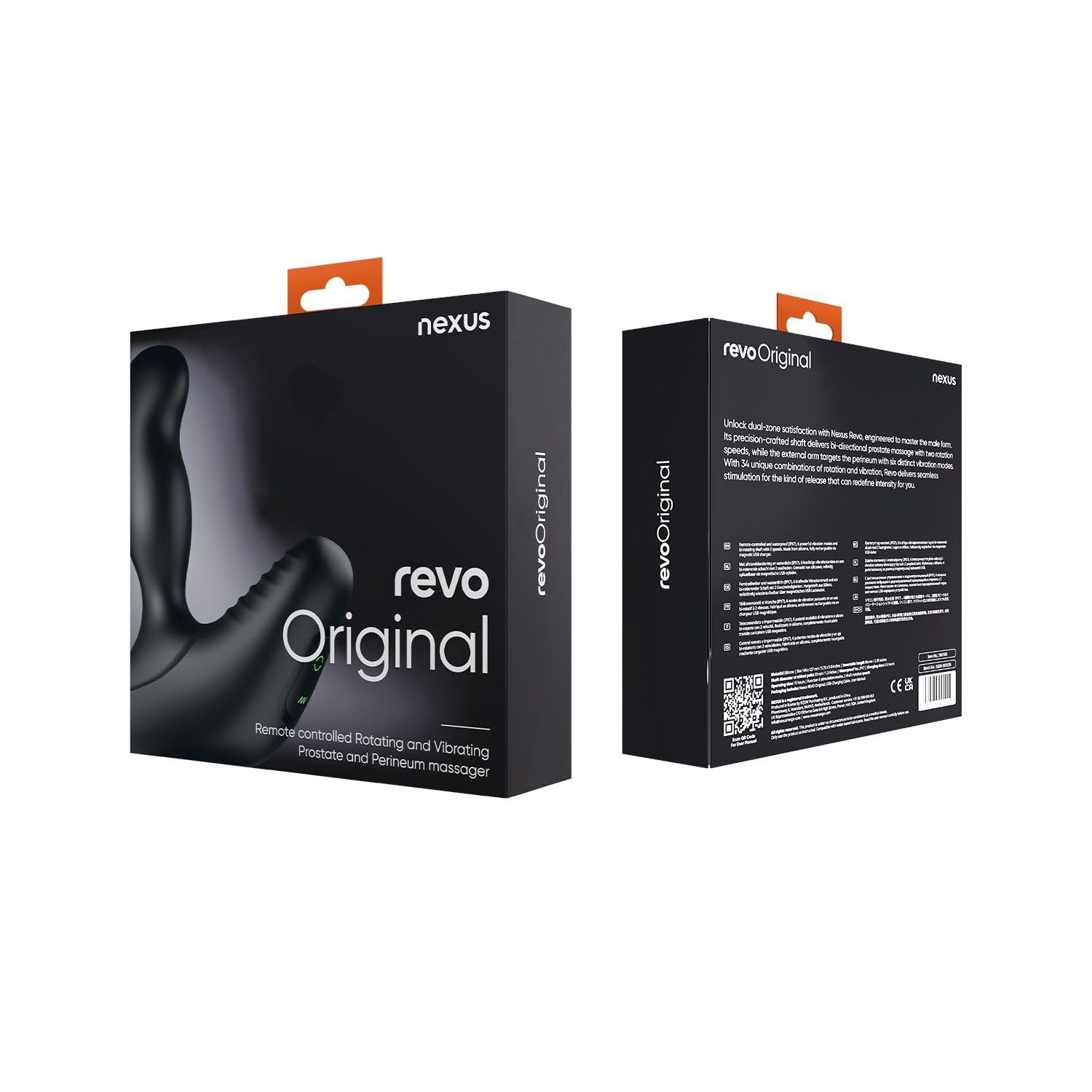 Nexus Revo Waterproof Rotating Prostate Massager Nero, Taglia St - 100 Gr