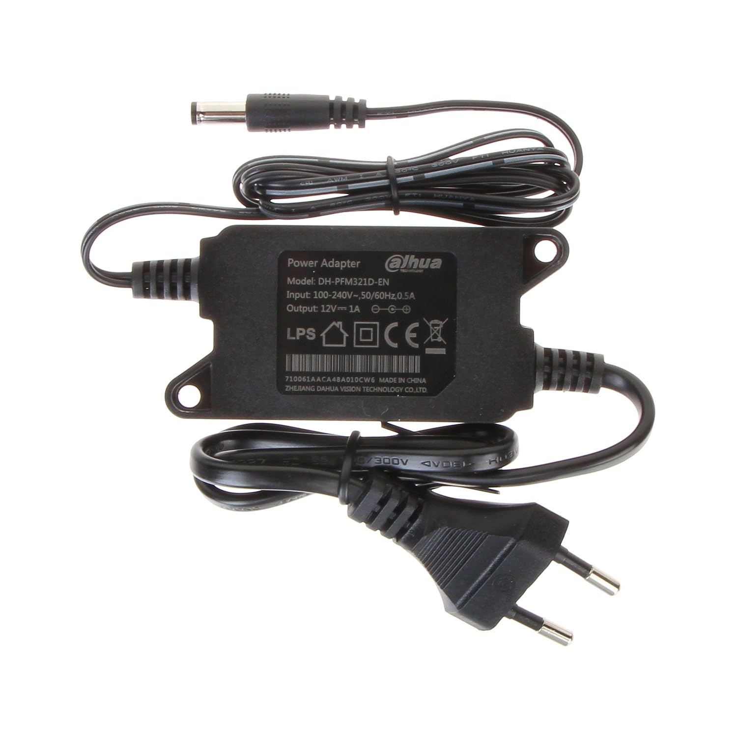 Dahua Voedingsadapter 12V 3A – Stabiele Voeding voor Camera’s