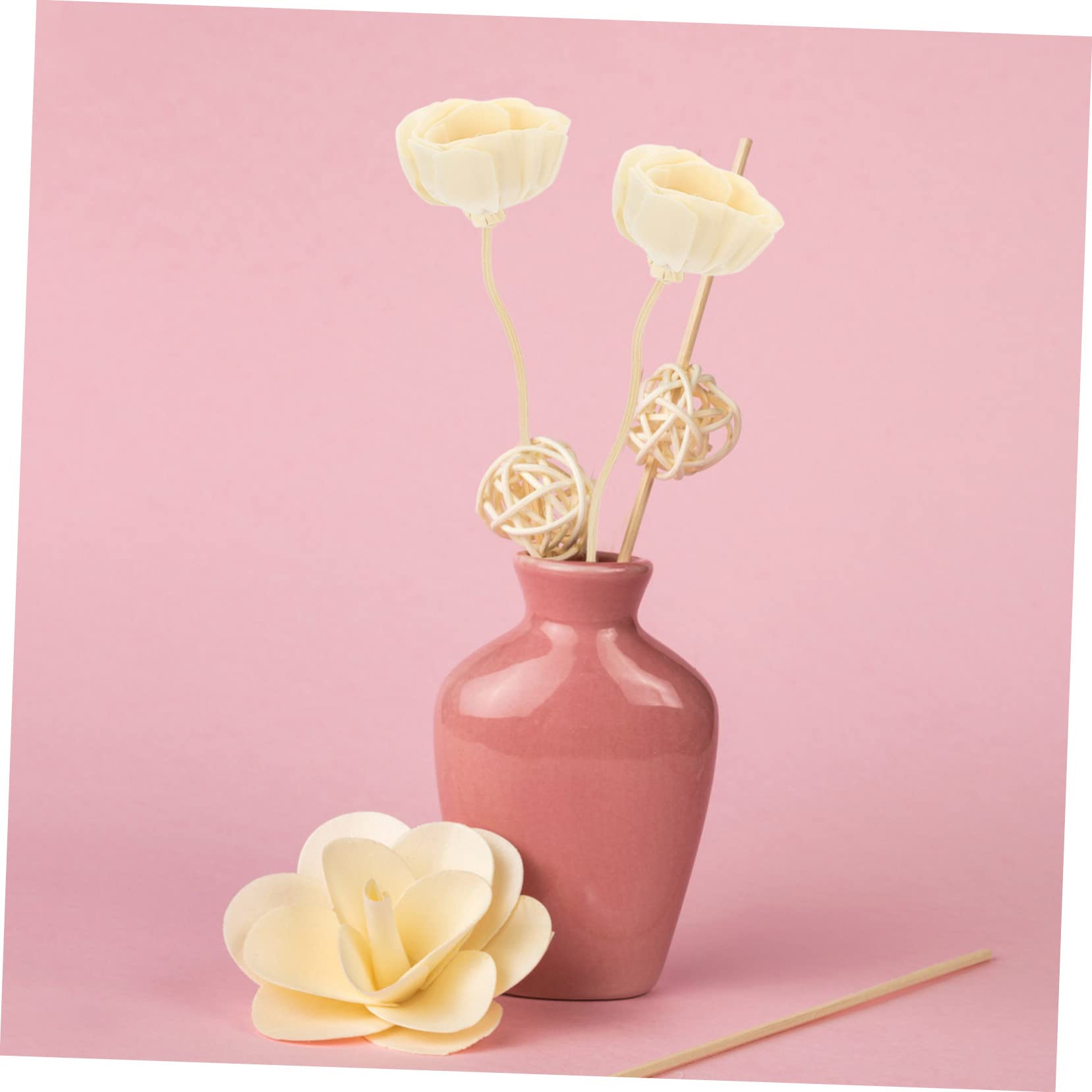 5 Sätze Aromatherapie-rattanblume Öldiffusor Diffusor-Sticks Blumen Ätherische Öle Stöcke Duft Diffusor Duftstäbchen Duftsticks Aroma-Sticks 10 Stück * 5